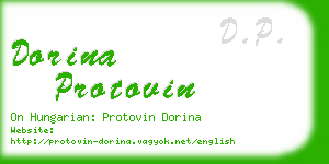 dorina protovin business card